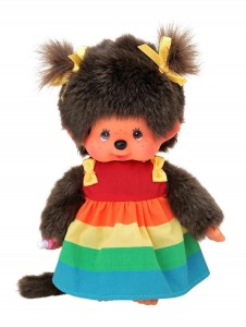 Monchhichi Małpka w ubranku tęczowym 220977