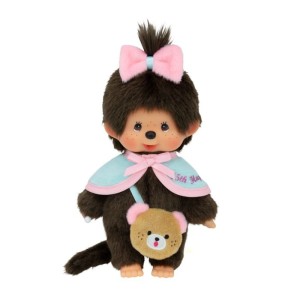 Monchhichi 45th Anniversary Happy Trip Girl + stojak 201136
