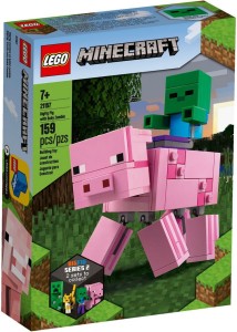 LEGO Minecraft 21157 BigFig - Świnka i mały zombie