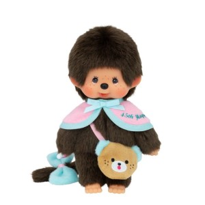 Monchhichi 45th Anniversary Happy Trip Boy + stojak 201129