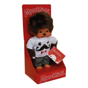 Monchhichi Chłopiec w bluzie z wąsami 252660