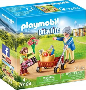Playmobil 70194 Babcia z chodzikiem