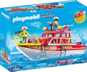 Playmobil 70147 Łódź strażacka