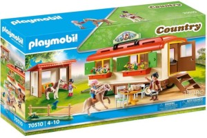 Playmobil 70510 Obóz z kucykami i przyczepą