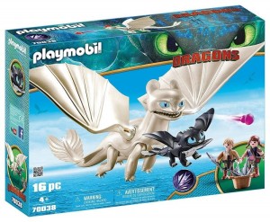 Playmobil 70038 Biała Furia z małym smokiem