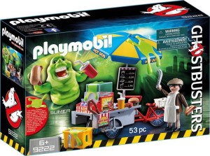 Playmobil 9222 Slimer przy budce z hot-dogami