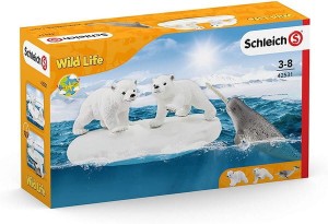 Schleich 42531 Niedźwiedzie polarne z narwalem