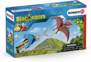Schleich 41467 Maxx Colby z plecakiem odrzutowym i Tupuxuara