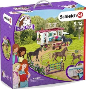 Schleich 72141 Przyczepa z końmi i akcesoriami