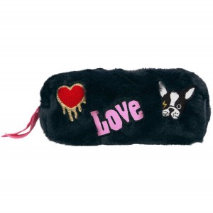 Top Model Piórnik ze sztucznego futra 10684