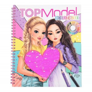 Top Model Kolorowanka z cekinami 10744