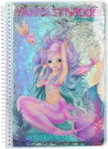 Depesche Kolorowanka z naklejkami Syrena 10472