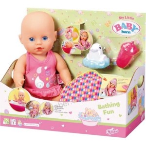 Baby Born 825341 Lalka do kąpieli z akcesoriami