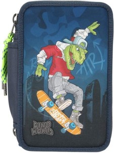 Depesche 11110 Piórnik Dino Skateboard