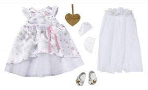 Baby Born 827161 Suknia Ślubna Panny Młodej