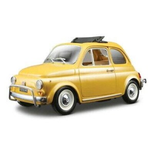 Bburago 1:24 Fiat 500L 1968 18-22099 Yellow