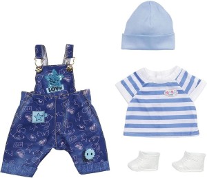 Baby Born 829127 Ubranko dla lalki Jeans ogrodniczki