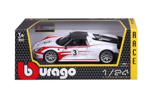 Bburago 1:24 Race Porsche 918 Weissach 18-28009