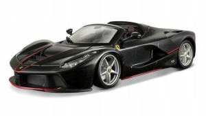 Bburago 1:24 Ferrari LaFerrari Aperta Black 18-26022BK