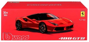Bburago 1:18 Ferrari 488 GTB Red 18-16905