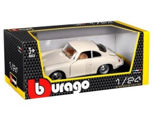 Bburago 1:24 Porsche 356B Coupe Ivory 1961 18-22079