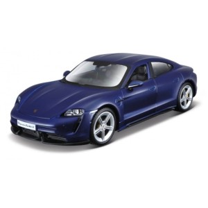 Bburago 1/24 Porsche Taycan Turbo S Blue 21098