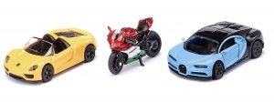 Siku 6313 Auta sportowe i motocykl