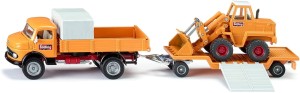 Siku 4117 Mercedes-Benz z przyczepą i ładowarką