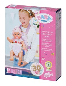 Baby Born 831113 Nosidełko na szelkach z cekinem