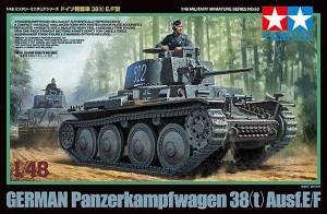TAMIYA 32583 German Panzerkampfwagen 38(t) Ausf.E/F 1/48