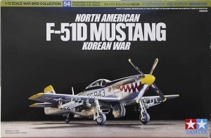 TAMIYA 60754 North American F-51D Mustang Korean War 1/72